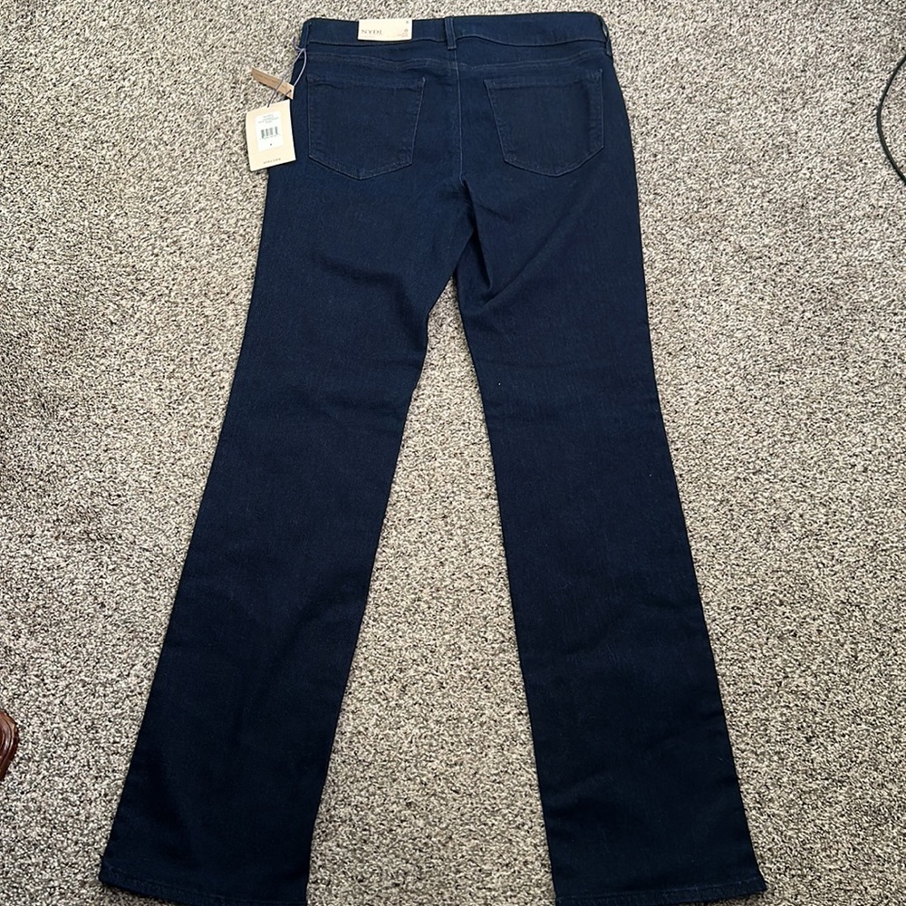 NYDJ Marilvin life's tuck straight jeans size 6 new - Picture 5 of 11